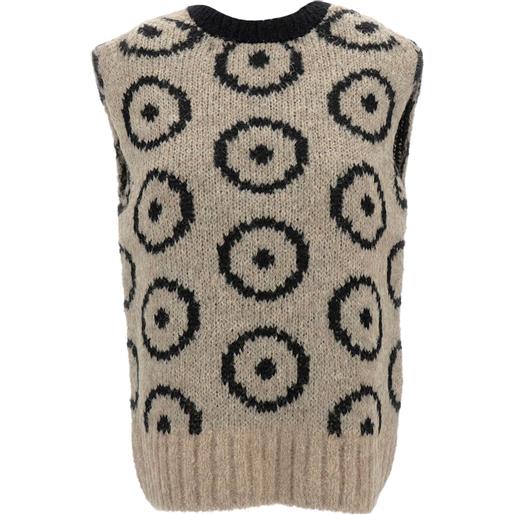 THIBAULT VAN DER STRAETE canotta con stampa - toni neutri