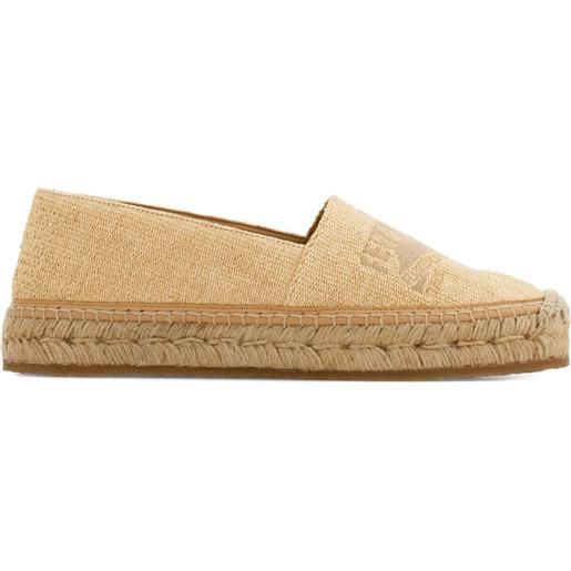 Ferragamo espadrilles con logo venna - toni neutri