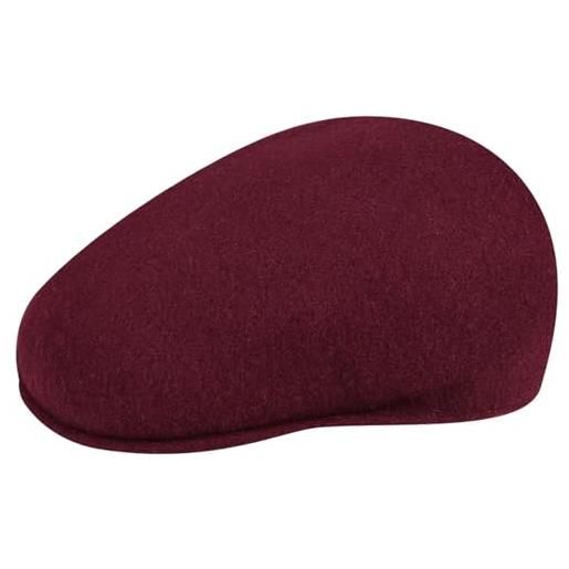 Kangol coppola 504 pepe berretto piatto cappellino da uomo l (58-59 cm) - rosso bordeaux
