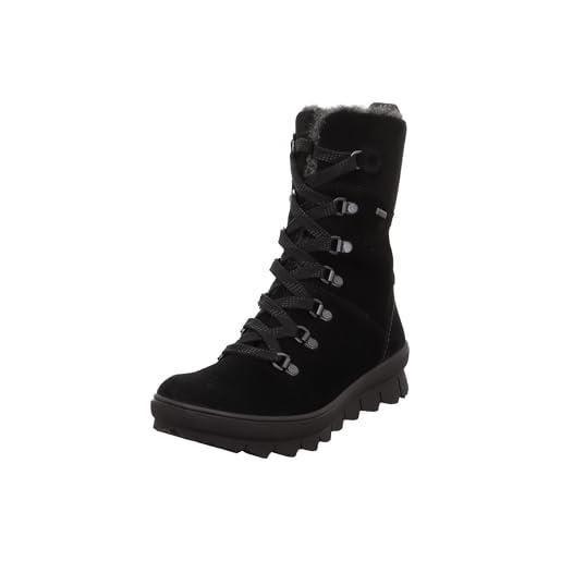 Legero novara gore-tex-imbottitura calda, stivali da neve donna, nero 0000, 39 eu