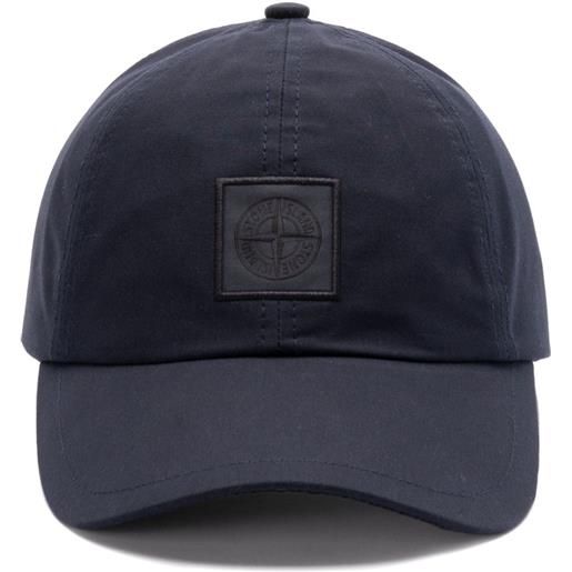 Stone Island cappello con applicazione compass - blu