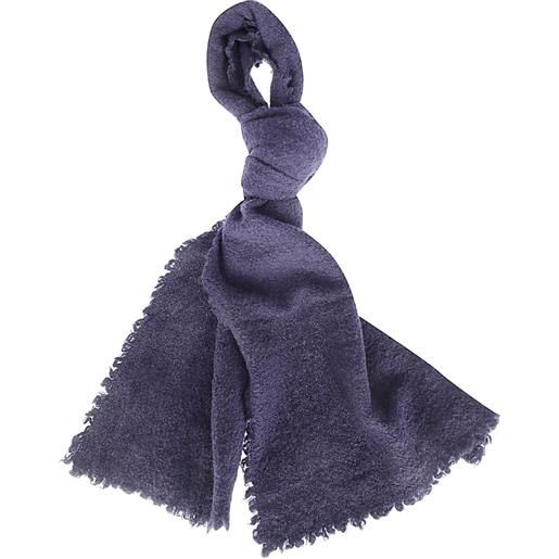 Faliero Sarti sciarpa alexina con frange - viola
