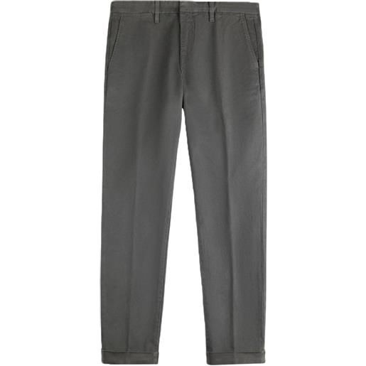 Fay pantaloni in gabardine - grigio