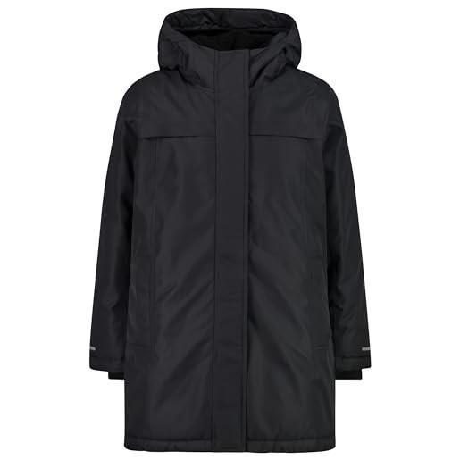 CMP - parka da bambina con cappuccio fisso, antracite, 164