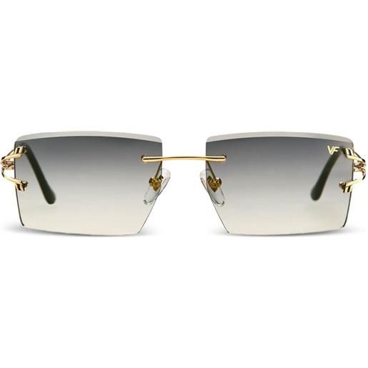 Vintage Frames Company occhiali da sole icon con montatura a giorno - oro