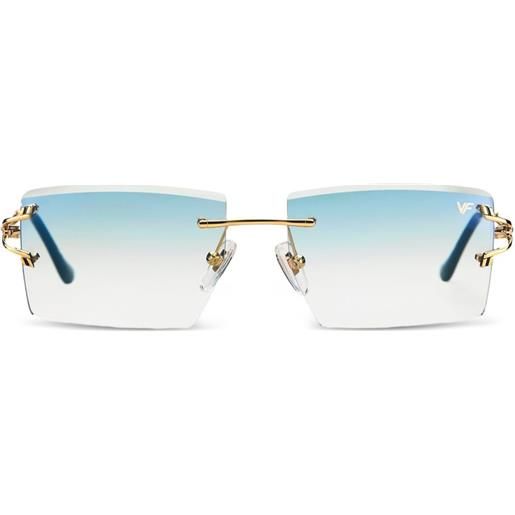 Vintage Frames Company occhiali da sole icon con montatura a giorno - oro