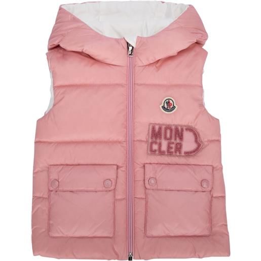 Moncler Enfant gilet imbottito amy - rosa