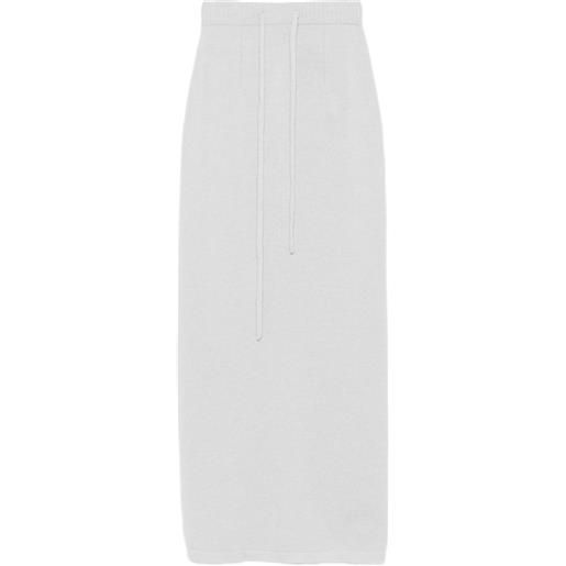 TWINSET gonna con coulisse in vita - grigio