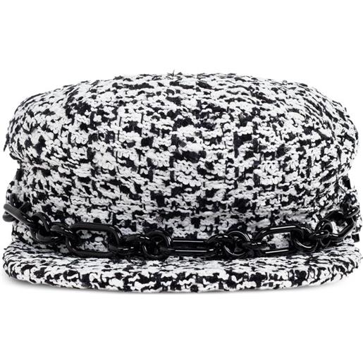 Balmain basco con dettaglio a catena - grigio