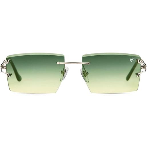 Vintage Frames Company occhiali da sole icon con montatura a giorno - argento