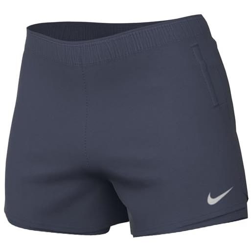 Nike shorts da running dri-fit 2 in 1 18 cm challenger - uomo, thunder blue/reflective silv, dv9357-437, s