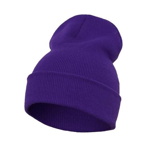 Flexfit mütze heavyweight long beanie, purple, one size, 1501kc-00195-0050