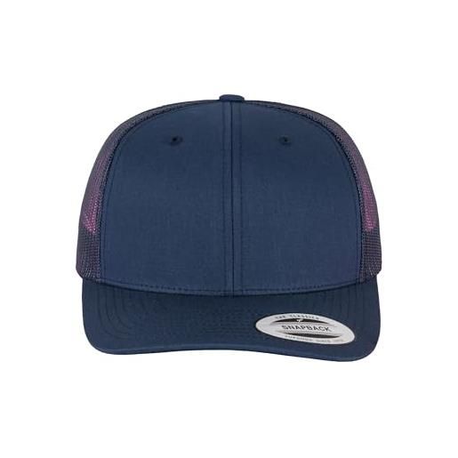 Flexfit 6606-retro. Trucker, cappellino da baseball unisex - adulto, blu (navy), taglia unica