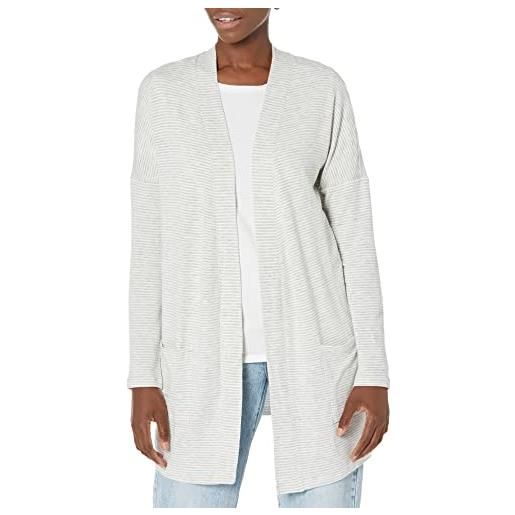 Amazon Essentials cardigan ultraleggero aperto sul davanti dalla vestibilità comoda donna, rosa chiaro, xxl