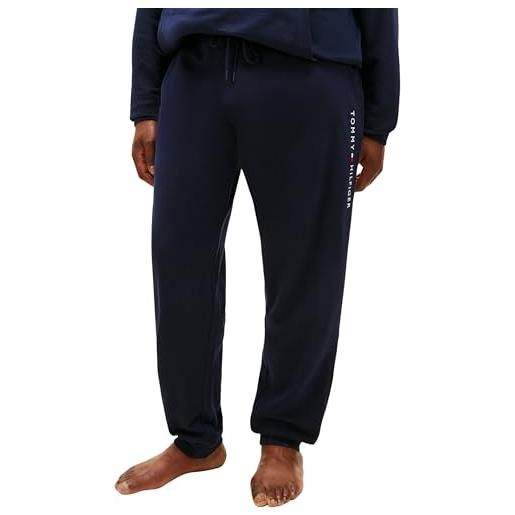 Tommy Hilfiger uomo pantaloni da jogging track pant con coulisse, blu (desert sky), 2xl