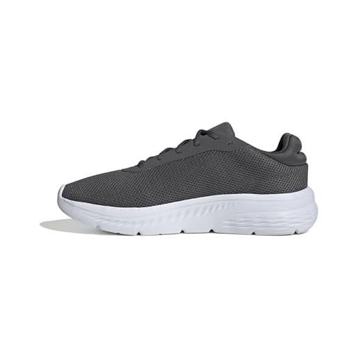 adidas uomo cloudfoam comfy shoes, core black/core black/iron met. , 44 eu