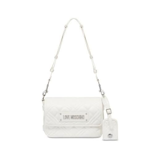 Love Moschino borsa quilted pu bianco