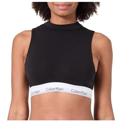 Calvin Klein donna bralette lightly lined con collo alto, nero (black), m