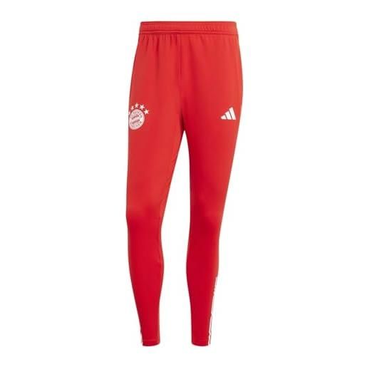 adidas pantaloni da allenamento da uomo, fcb tr pnt, rosso, bianco, m, rosso, rosso brillante, bianco, m