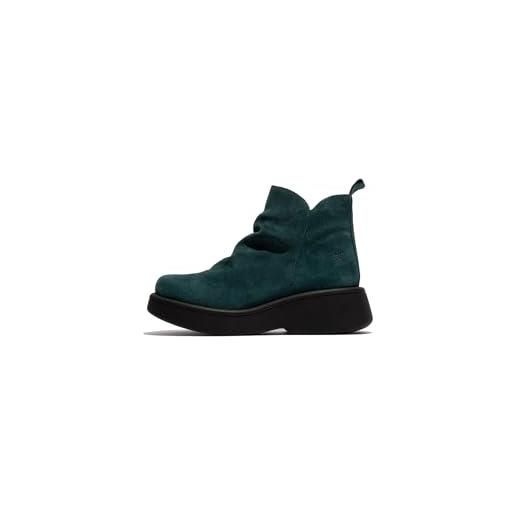 Fly London p145323001 mazy323fly stivale alla moda donna, verde, 35 eu