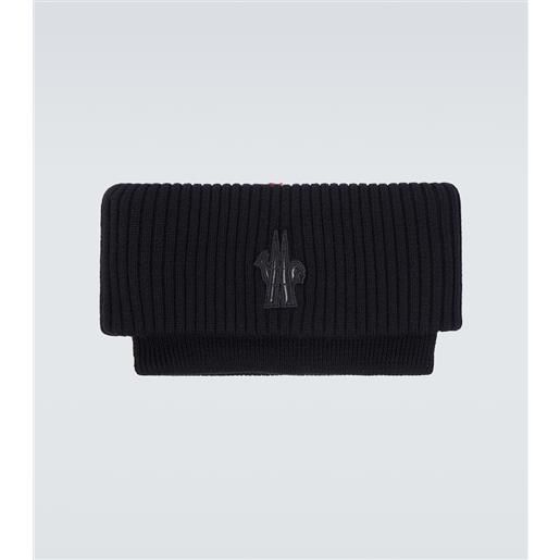 Moncler Grenoble sciarpa aprã¨s ski in lana vergine