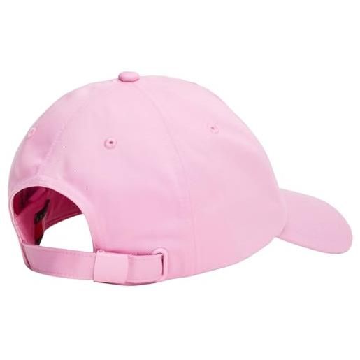 Tommy Jeans tjw heritage core 5 panel cap aw0aw16991 coperchio, pink (carnival pink), taglia unica donna
