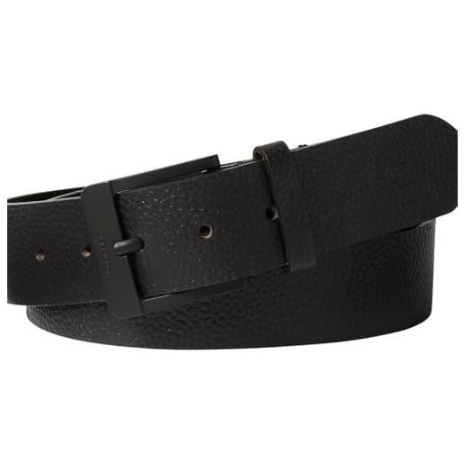 Calvin Klein uomo cintura classic 4,0 cm cintura in pelle, nero (black/black), 95 cm