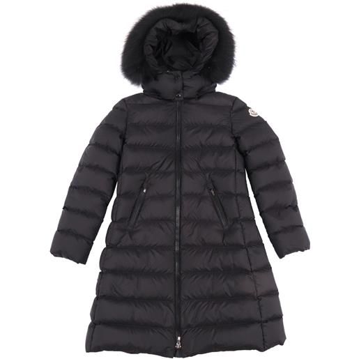 Moncler Enfant black abelle long coat