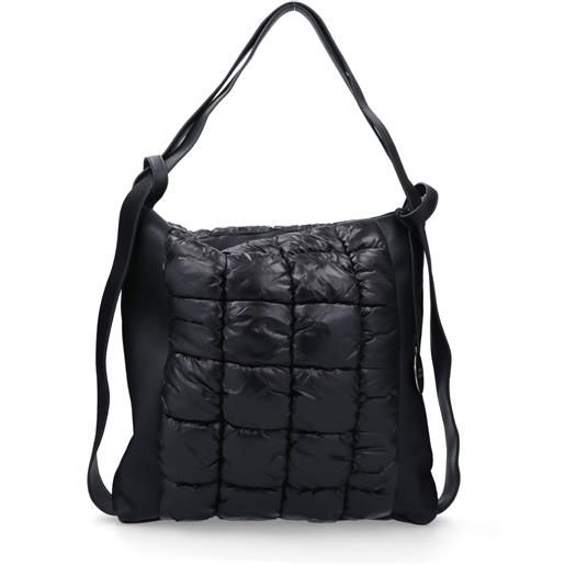 Lucrezia Sciortino borsa trasformabile in sacca/zaino con pannelli in nylon