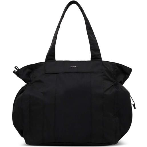 Sandqvist borsone sigrid con logo - nero