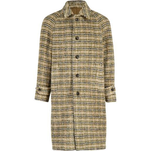 Piacenza Cashmere cappotto a quadri - toni neutri