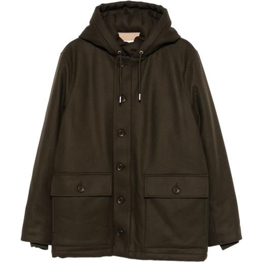 SANDRO parka con cappuccio - marrone