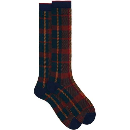 GALLO calza lunga tartan