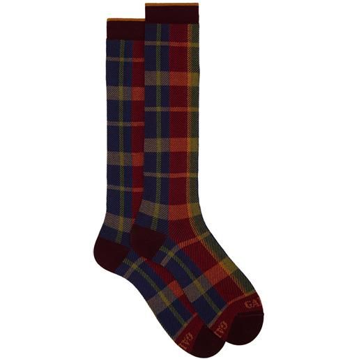 GALLO calza lunga tartan