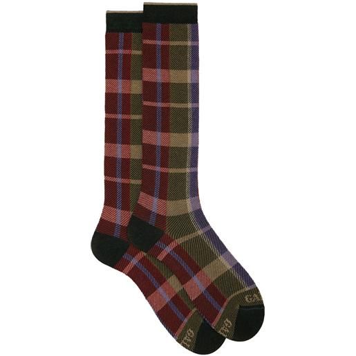 GALLO calza lunga tartan