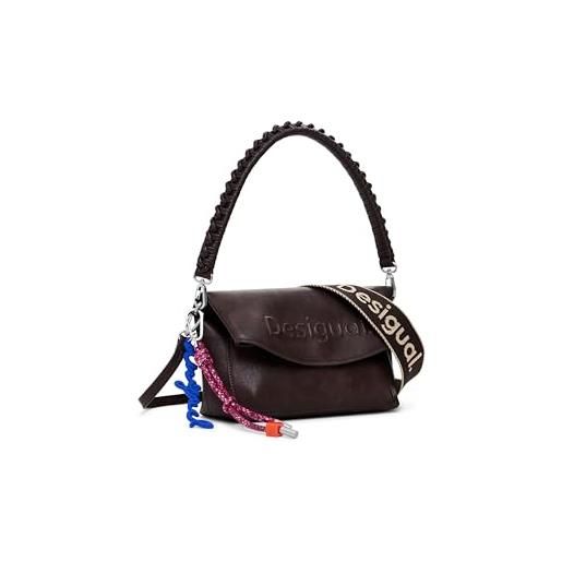 Desigual bag_half logo trokel, 6009 chocolate, u