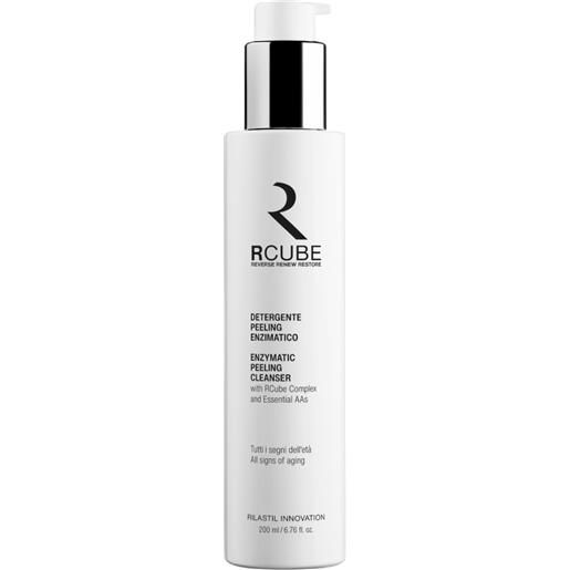 Rilastil rcube detergente peeling enzimatico viso 200ml
