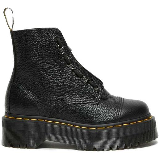 DR MARTENS 22564001 sinclair black milled nappa cerniera