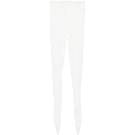 Giuseppe Di Morabito collant in pizzo - bianco