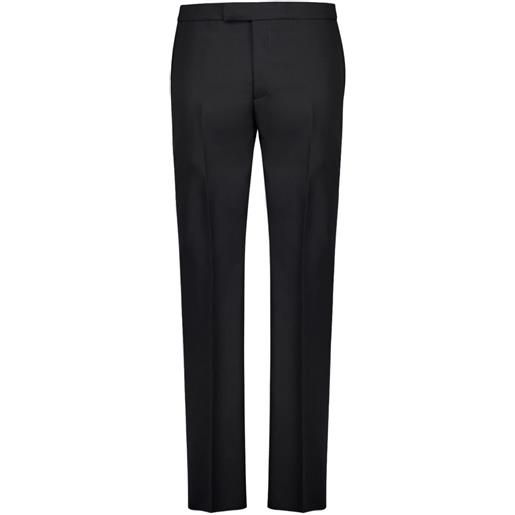 Alexander McQueen pantaloni sartoriali barathea - nero