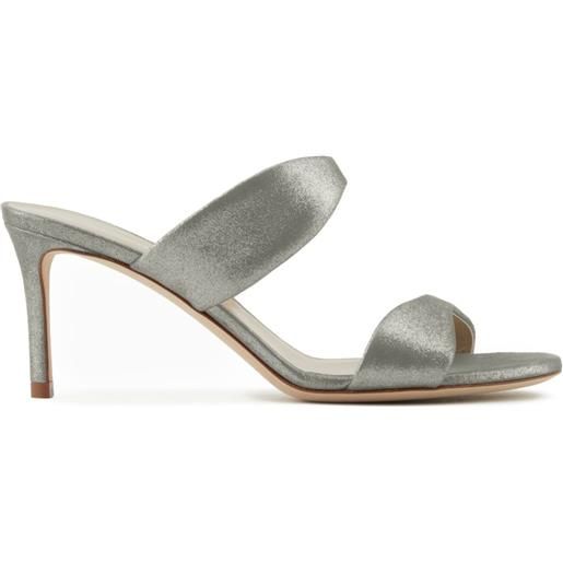 Giorgio Armani sandali in pelle scamosciata 70mm - argento