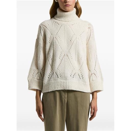 Peserico maglione a collo alto - toni neutri