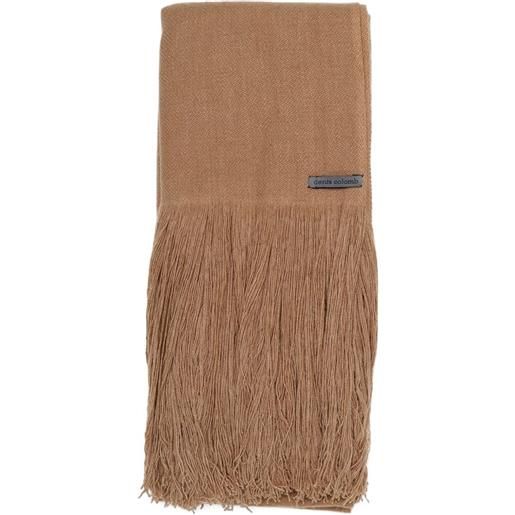 Denis Colomb sciarpa con frange - marrone