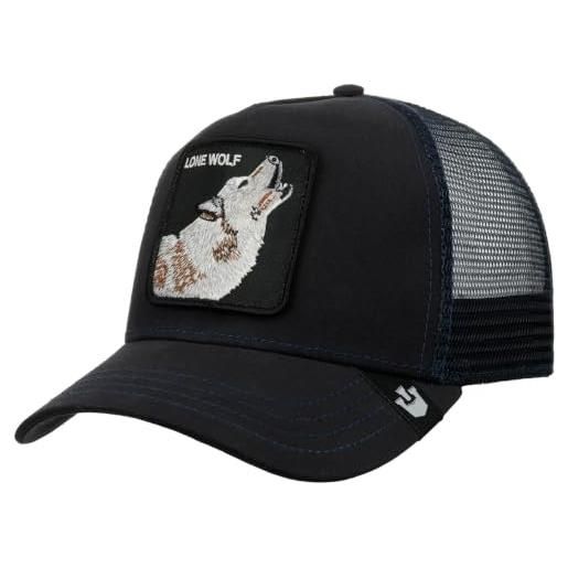 Goorin Bros. cappello lone wolf trucker cap misto poliestere blu unisex