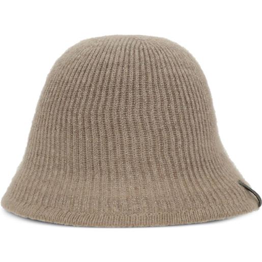 Brunello Cucinelli berretto a coste in cashmere - toni neutri