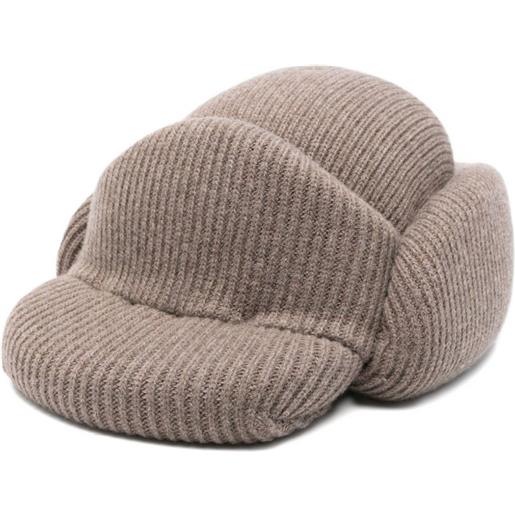 Duran Lantink berretto a coste - marrone