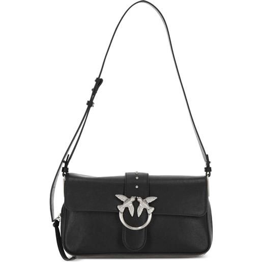 PINKO borsa a spalla con fibbia - nero