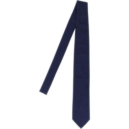 Pal Zileri cravatta in seta a fantasia - blu