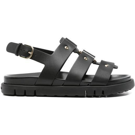 Ferragamo sandali con cinturini - nero