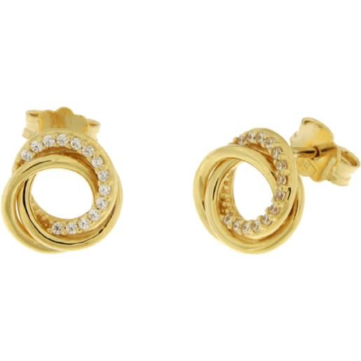 YOQUCOL Orecchini A Cerchio Grandi Dorati Con Clip - Da Donna, Non Forati, 40 Mm